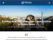 Tablet Screenshot of eslstarter.com
